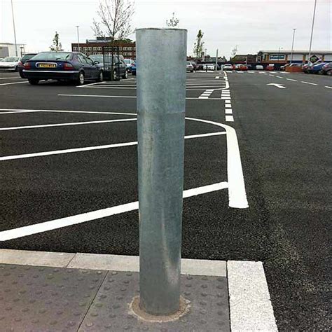 metal fabricated bollards london|galvanised steel bollards.